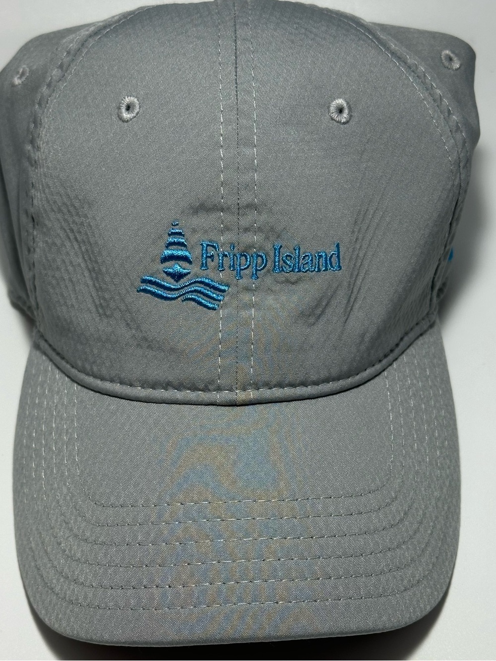 Under Armour Mens Gray Cap with Blue Logo